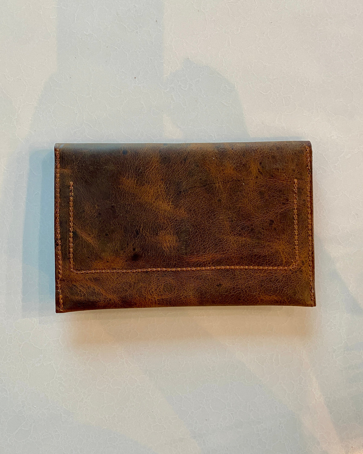 Kinsey Handmade Leather Envelope Clutch