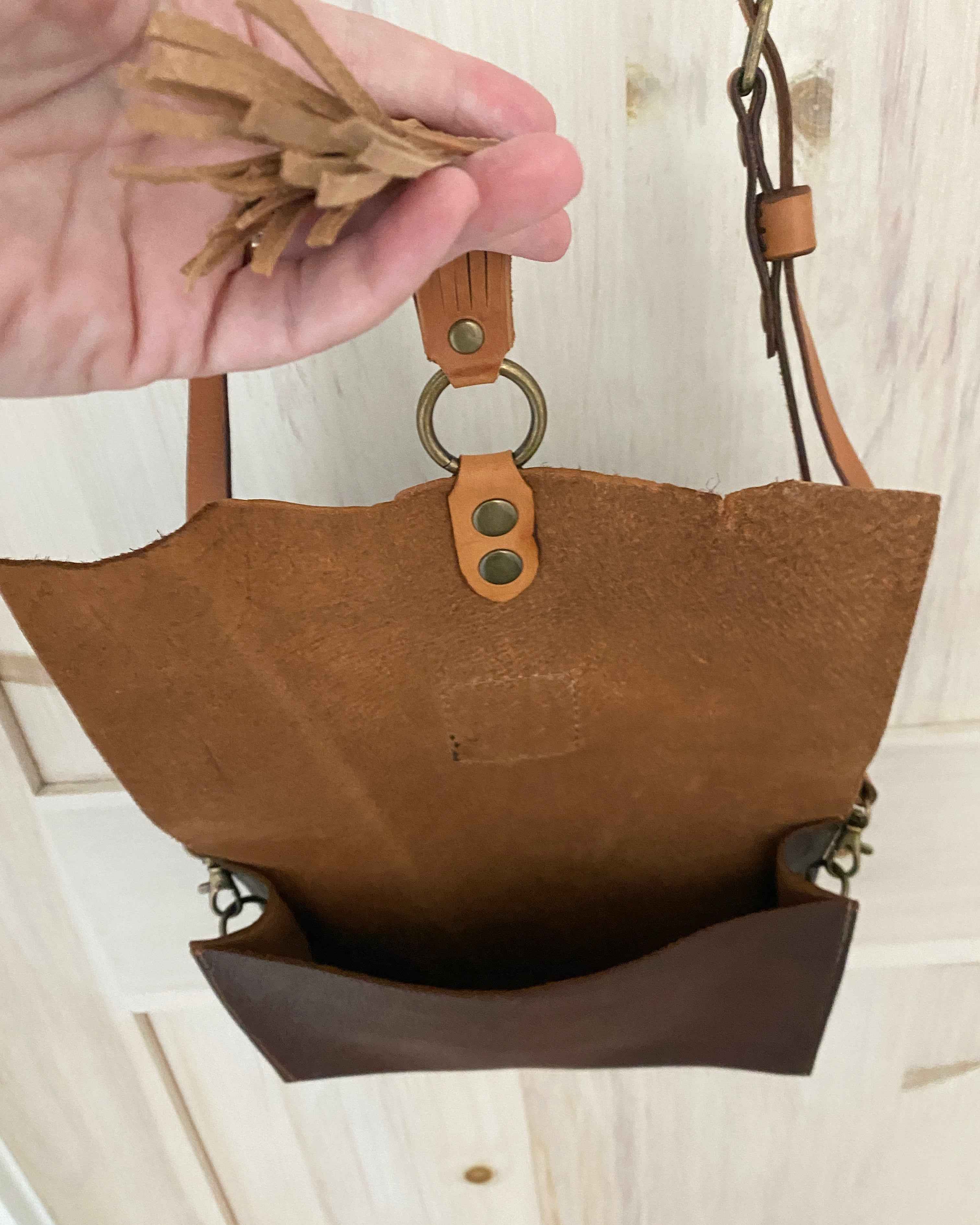 Handmade Leather Adjustable Crossbody